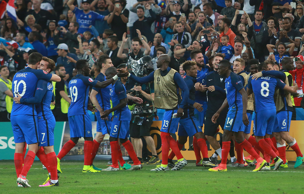 歐洲杯小組賽A組比賽 法國勝阿爾巴尼亞