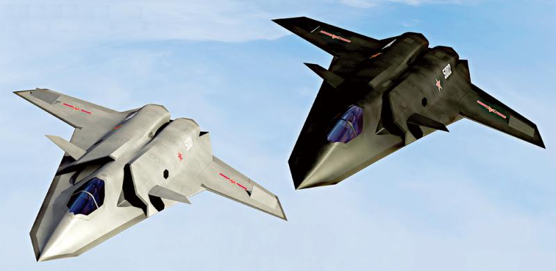 图:中国六代战机能高超音速飞行/网录图片