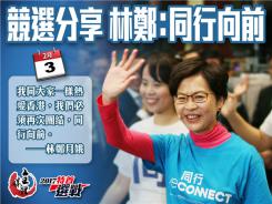 競選分享 林鄭提施政三大框架