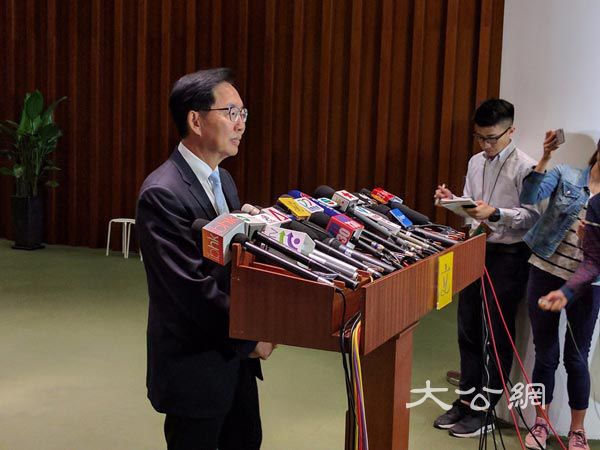 陈健波裁决不接纳财委会议员提新条件议案