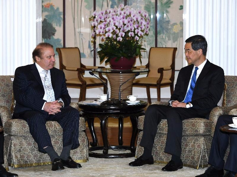 行政长官与巴基斯坦总理会面
