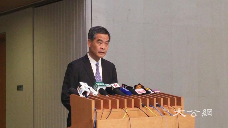梁振英：香港對恐襲不能掉以輕心