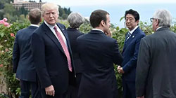 美媒曝特朗普G7峰会私人会谈言论 称可让安倍下台