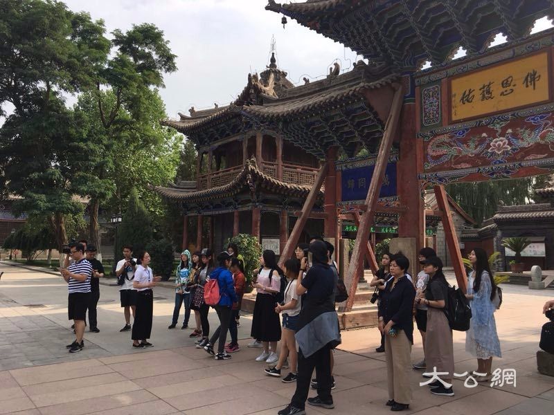 港学子张掖访塞上名刹 领略丝路多彩文化