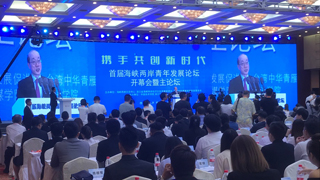 首届海峡两岸青年发展论坛杭州举行 刘结一：两岸关系好 台湾才有前途