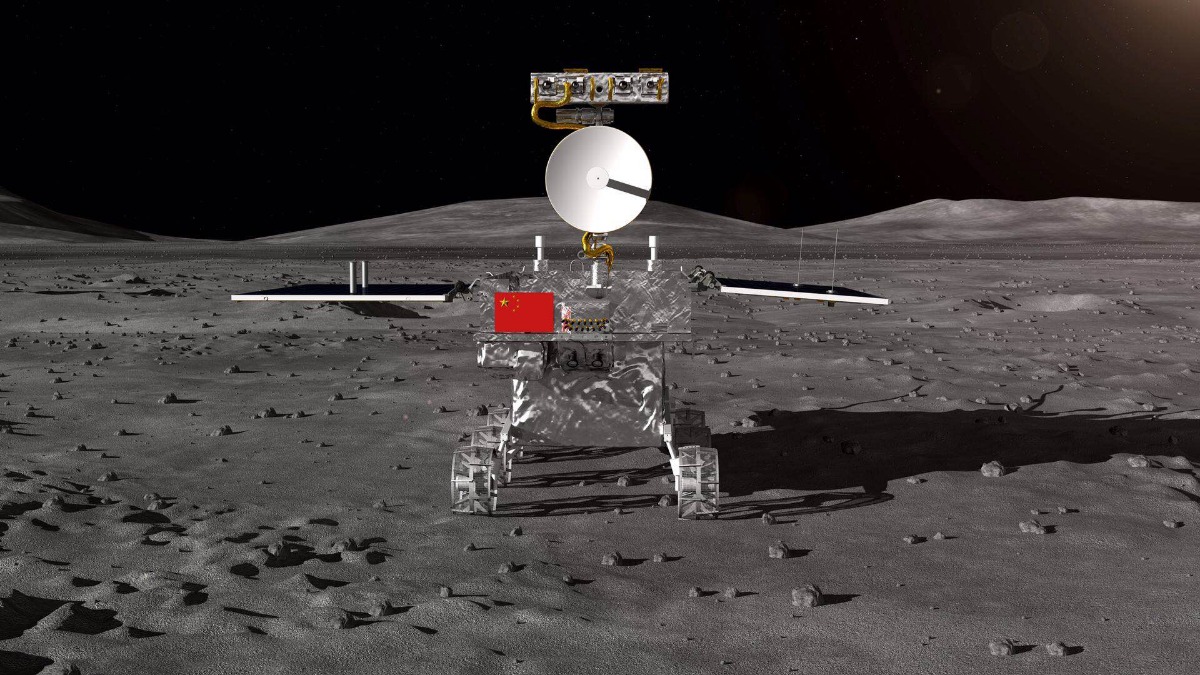 嫦娥四号月球车(国防科工局探月与航天工程中心供图)