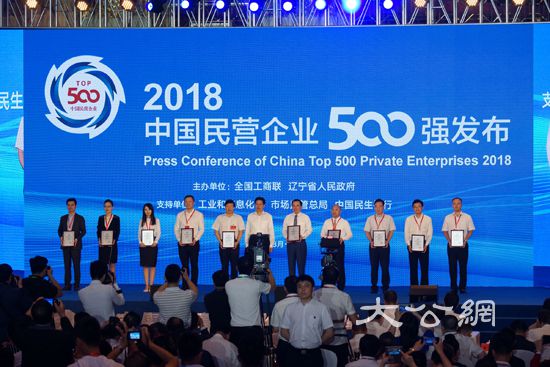 中国民营经济500强_2018中国民营企业500强大数据分析(2)