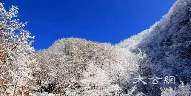 白雲山冬季自然美景別具特色