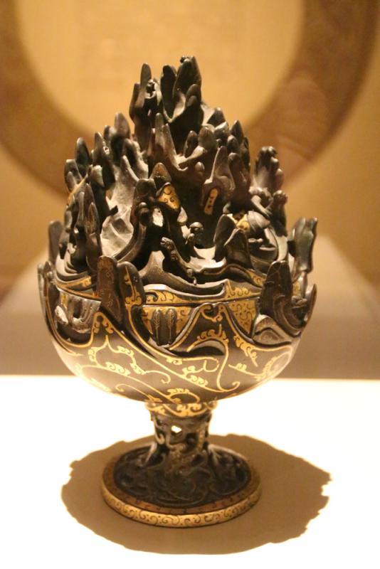 割引クーポンセール 中国 古銅青銅 神獣文 博山香炉 D R3593A - 美術品