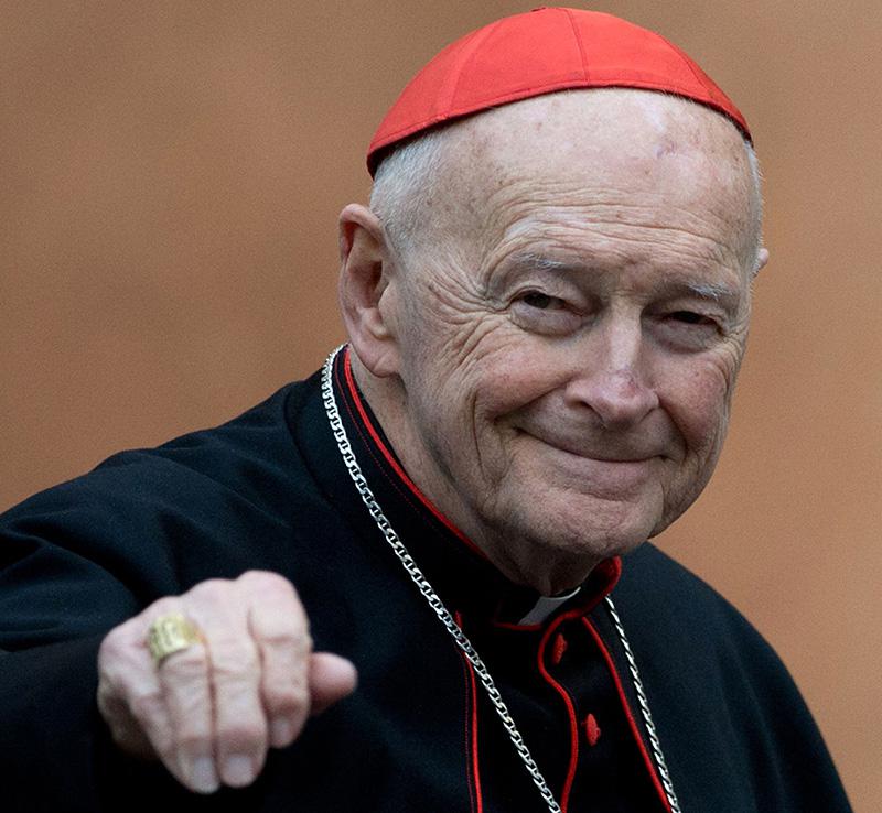 近百年来首例 美前枢机主教涉性侵被免圣职