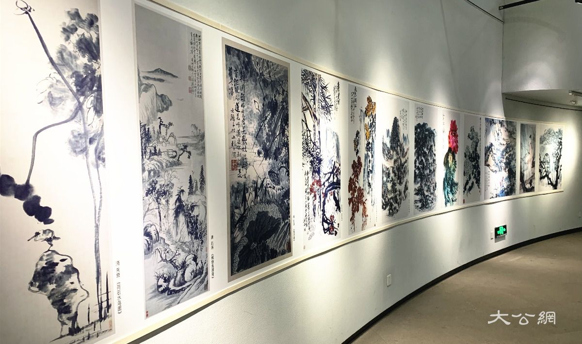 石鲁奖首届全国大写意中国画展西安展出