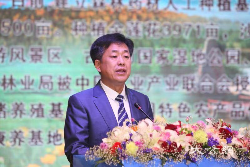 大兴安岭地区加格达奇林业局党委副书记,局长周勇.于海江/摄