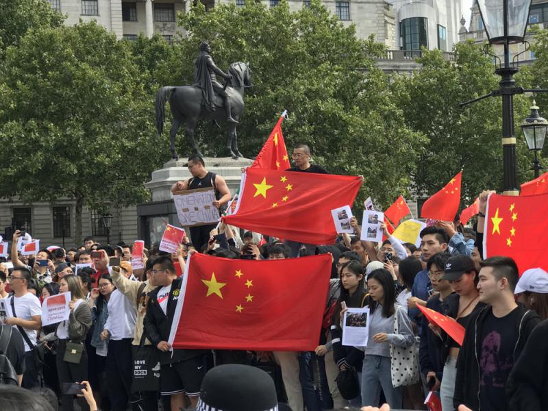全球華人大聯合 高呼愛中國愛香港