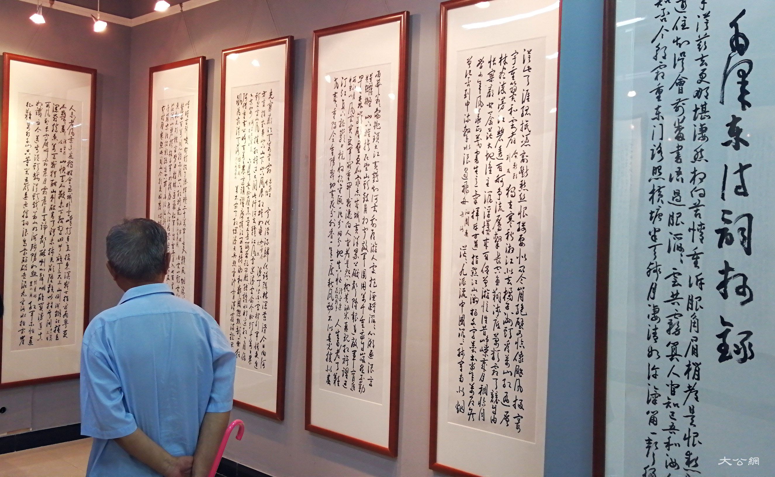 春华秋实——王鸿玉书法作品展开幕
