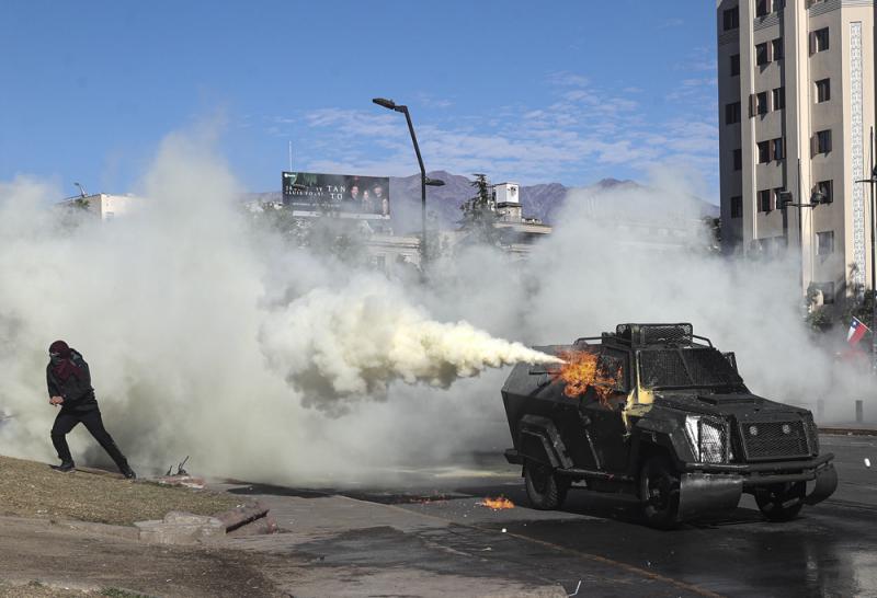 智利暴力示威 官员疑极端组织策划