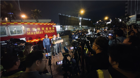 香港消防處：危險品倉安全 多處消防設施受損