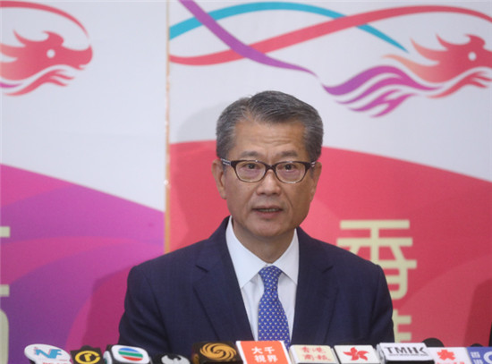 陳茂波：止暴制亂是香港經濟重拾增長關鍵