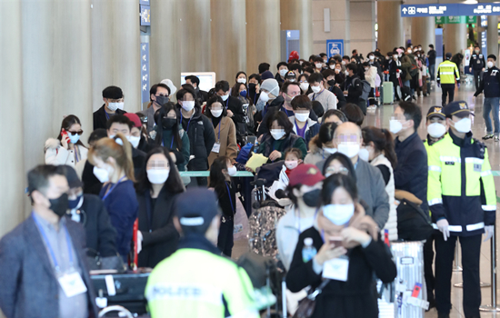 韓國明起對所有入境人士進行14日隔離檢疫