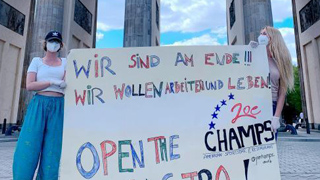 德国餐饮业者连日抗议 要求明确“解封”时间