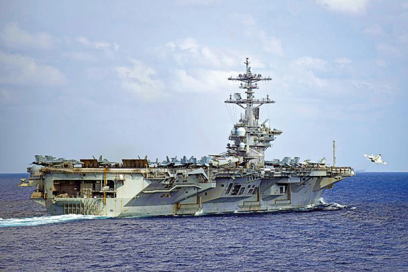 「羅斯福」號13海軍復陽 拖慢重新部署