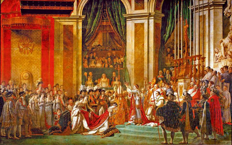 艺加之言拿破仑一世加冕典礼王加
