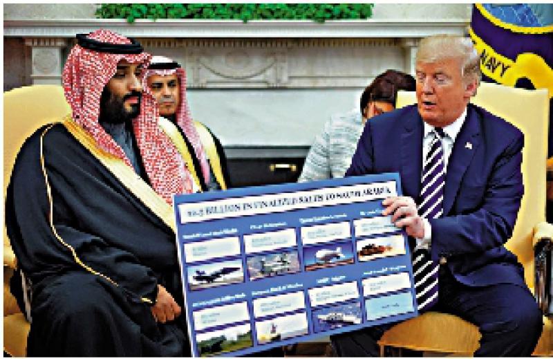 ﻿特朗普包藏禍心 再批准對沙特軍售