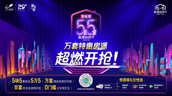 碧桂园55购房节覆盖全国296城  IP玩法优惠再升级 