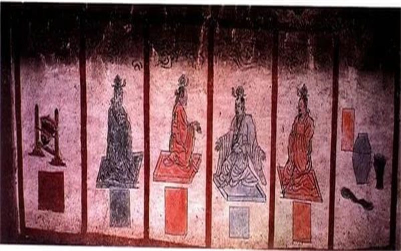 文物新疆 | 六屏唐代壁画说尽为人处世之道