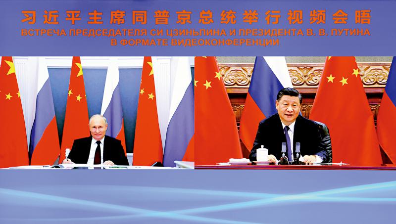 ﻿習近平：中俄關係經得起風雲變幻