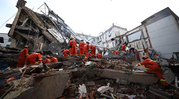 苏州吴江酒店坍塌事故救出14名被困人员 4人失联