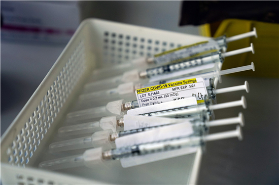 輝瑞BioNTech向美國申請為成人打第三針疫苗