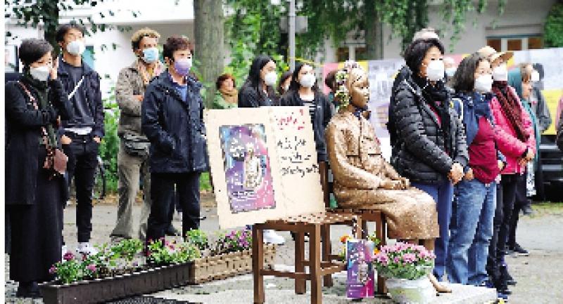 ﻿韓國團體柏林集會 促保留慰安婦雕像