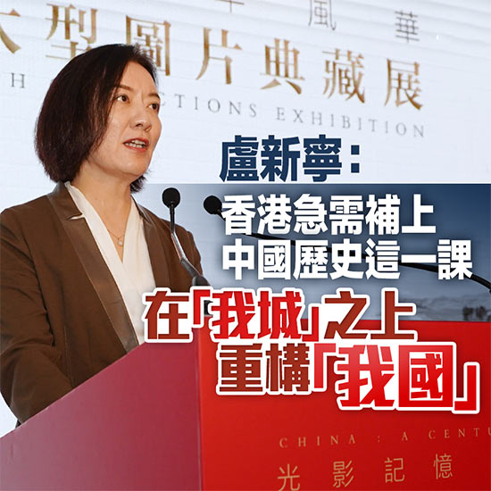 盧新寧：香港急需補上中國歷史這一課 在「我城」之上重構「我國」
