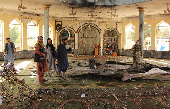 阿富汗清真寺爆炸已致55死 「伊斯蘭國」宣布負責