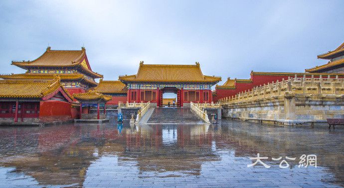 國慶雨後故宮：瓊樓玉宇掩映，故宮變成「天宮」