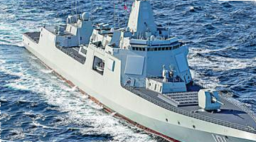首次出国参演！中国万吨大驱现身中俄海上联合军演