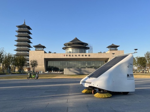 扫地僧机器人服务中国大运河博物馆，从2000年前世界第一走向未来