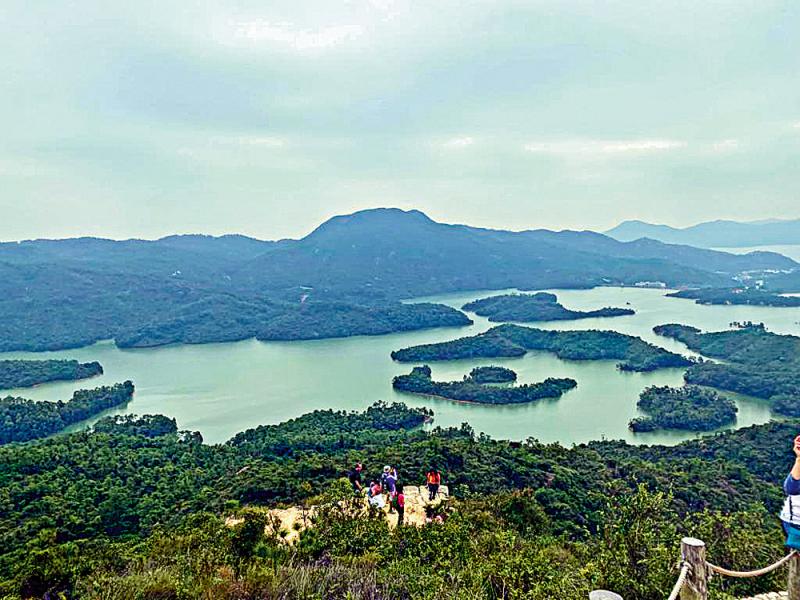 ﻿大欖涌水塘一覽「迷你千島湖」