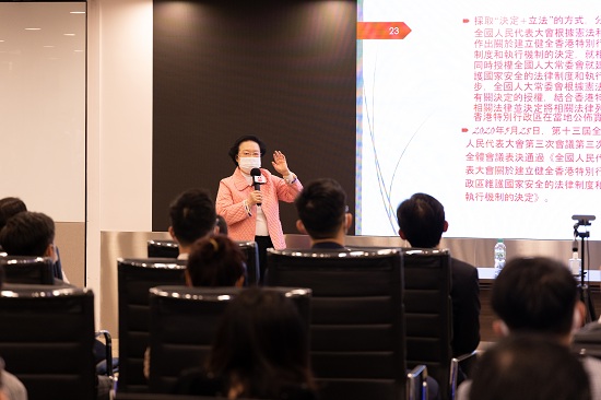 華泰國際舉辦「大踏步走前路」講座 譚惠珠擔任主講嘉賓