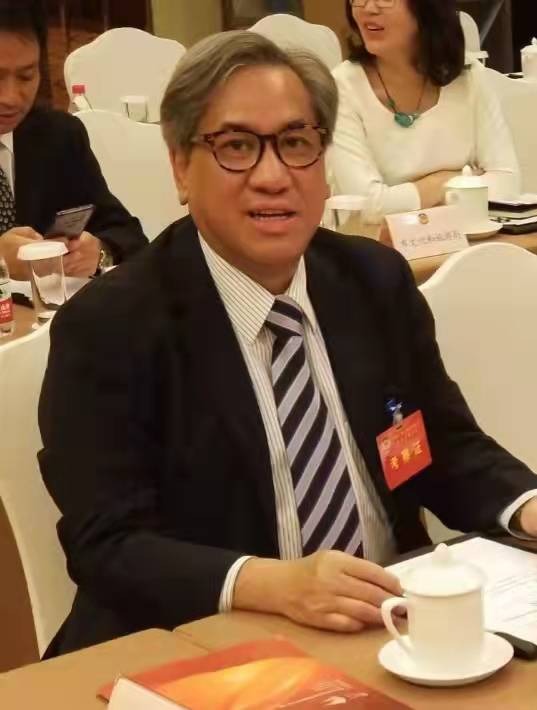 来自香港的北京市政协委员,香港专业人士(北京)协会会长冯国佑,受访者