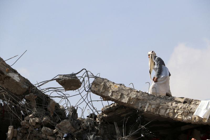 ?传沙特联军空袭也门酿82死