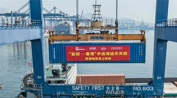 內地援港｜深圳港海上快線10天纍計運輸物資近4萬噸