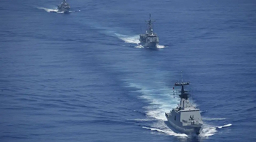 臺軍十多艘軍艦在臺海操演 于福建沿海針對性實彈訓練