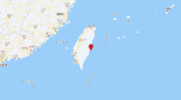 台湾东部1小时4次地震 最大震级6.6级