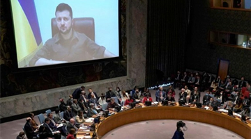 泽连斯基呼吁将俄罗斯驱逐出联合国安理会