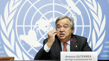 聯合國秘書長古特雷斯與澤連斯基舉行新聞發布會