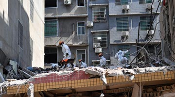 長沙居民自建房倒塌事故救援結束：10人獲救，53人遇難