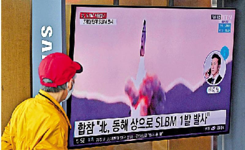 ?韓總統就職禮在即 朝鮮再試射導彈