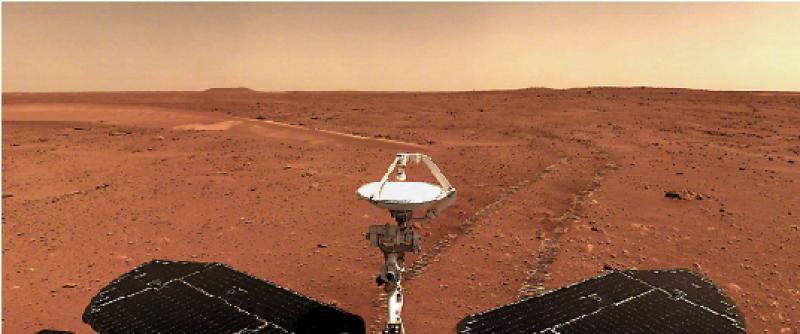 ?“祝融號”發現火星近期水活動跡象