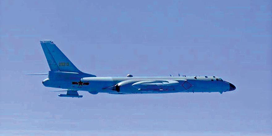 中俄两国空军实施例行性联合空中战略巡航
